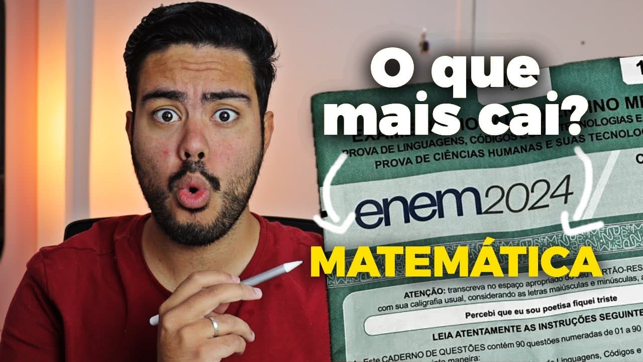 Thumbnail: Estude esses assuntos para fazer +800 em Matemática no ENEM