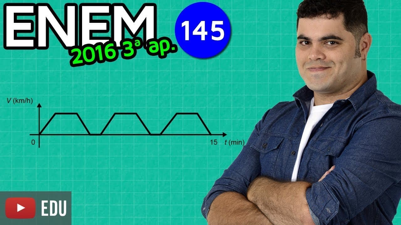 Thumbnail: 🔥 ENEM 2016 3ª Aplicação Matemática #10 👉 Interpretação de Gráfico com pegadinha
