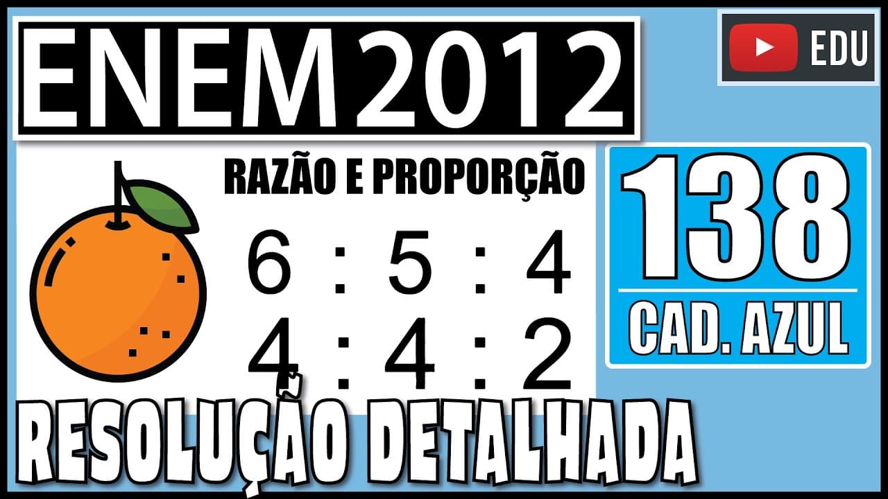 Thumbnail: [ENEM 2012] 138 📘 RAZÃO E PROPORÇÃO José, Carlos e Paulo devem transportar em suas bicicletas uma