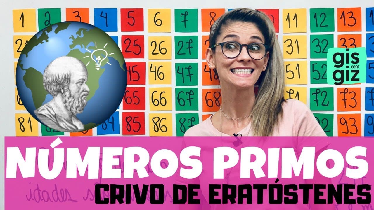 Thumbnail: NÚMEROS PRIMOS | CRIVO de ERATÓSTENES