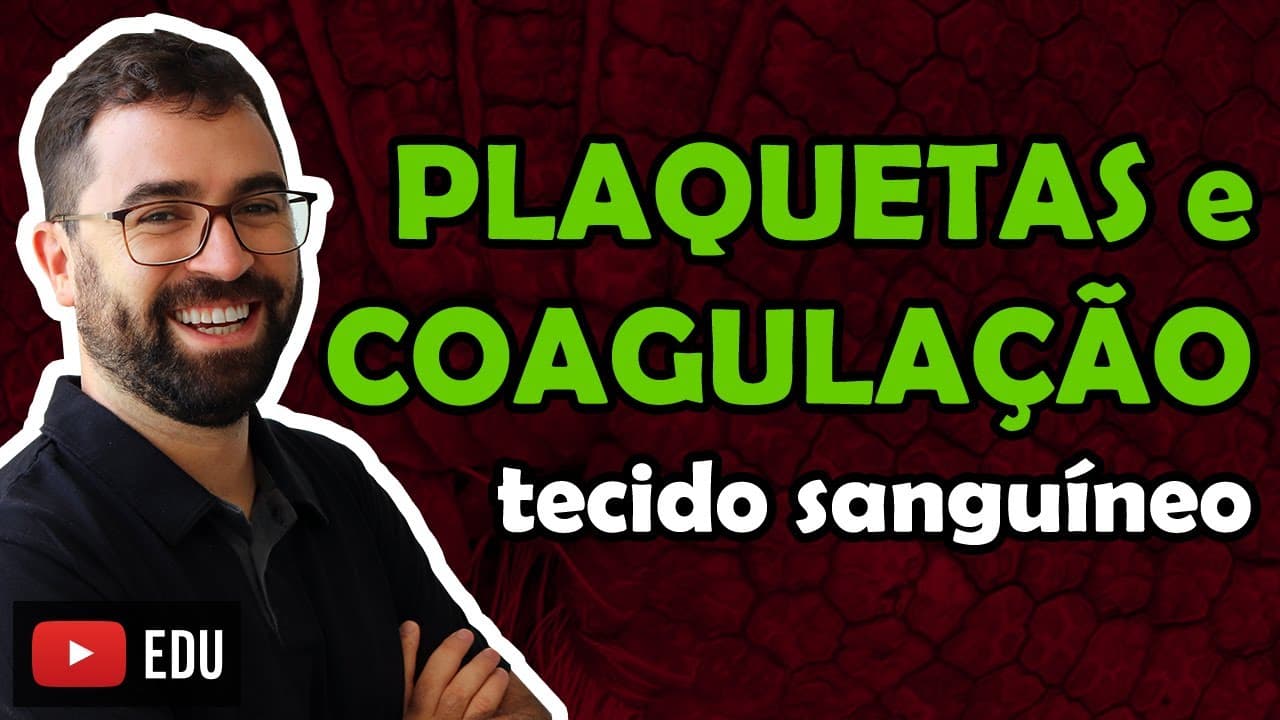 Thumbnail: Plaquetas e Coagulação Sanguínea - Aula 11 - Módulo VII: Histologia e Fisiologia Humana | Prof. Gui