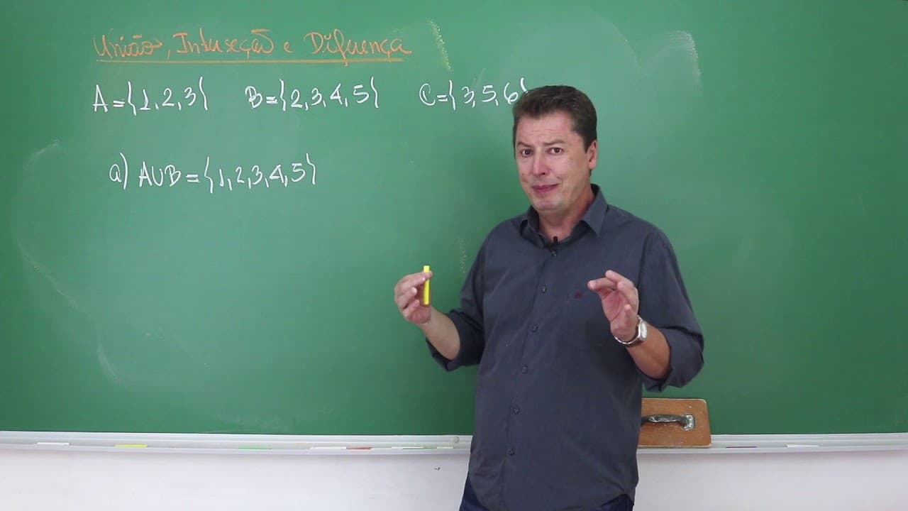 Thumbnail: OPERAÇÕES ENTRE CONJUNTOS - [Matemática para o ENEM]