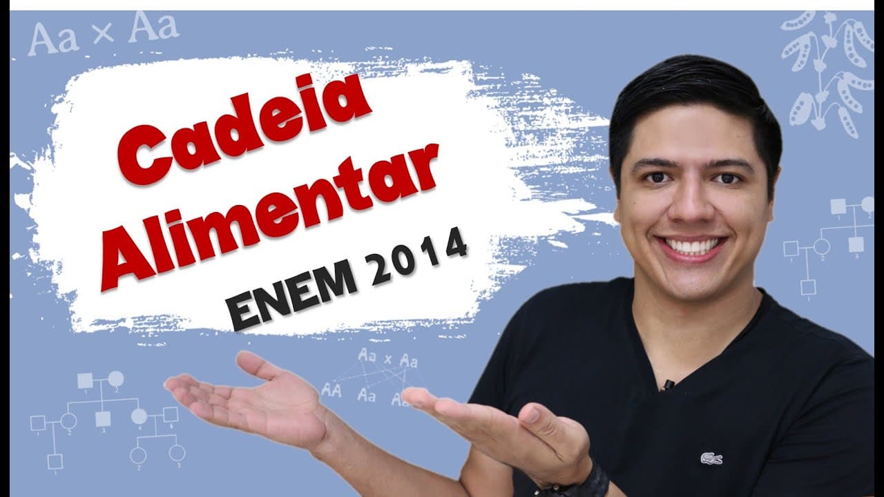 Thumbnail: ENEM 2014 Biologia -  Cadeia Alimentar - Ecologia - Prof. Kennedy Ramos