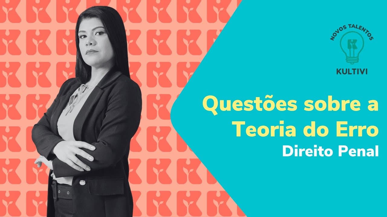 Thumbnail: Questões sobre a Teoria do Erro | Dicas de Direito Penal | Kultivi | #8