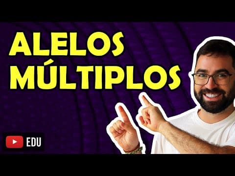 Thumbnail da aula: Alelos Múltiplos - Aula 06 - Módulo II: Genética | Prof. Gui