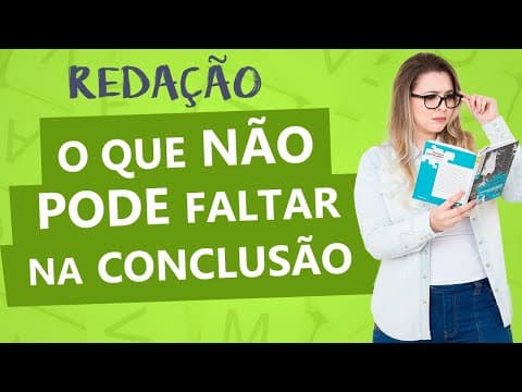 Thumbnail da aula: CONCLUSÃO DA REDAÇÃO COMPLETA - Aula 9 - Profa. Pamba - Redação