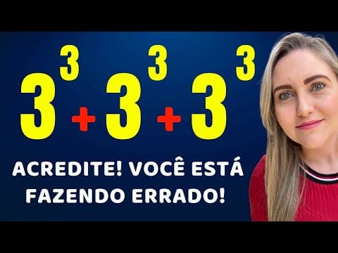 Thumbnail da aula: 🤯😱 CONSEGUE MESMO RESOLVER ?? Matemática básica todo dia.📚🚀