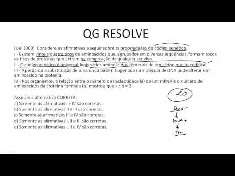 Thumbnail da aula: Biologia: Código Genético - ENEM