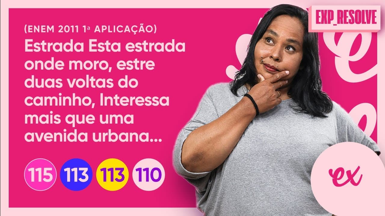 Thumbnail: ESTRADA - ESTA ESTRADA ONDE MORO, ESTRE DUAS VOLTAS DO (...) | PERCEPÇÃO DAS IDEIAS DO TEXTO