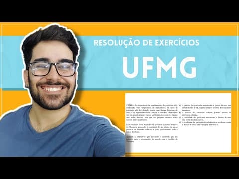 Thumbnail da aula: EXERCÍCIO DE QUÍMICA DA UFMG: ESSE EXERCÍCIO É MUITO BOM