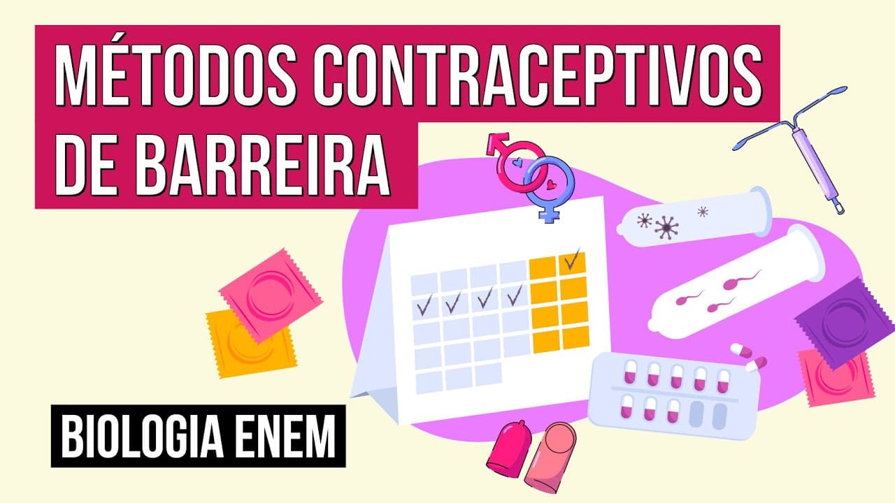 Thumbnail: MÉTODOS CONTRACEPTIVOS DE BARREIRA | Biologia para o Enem | Cláudia de Souza Aguiar