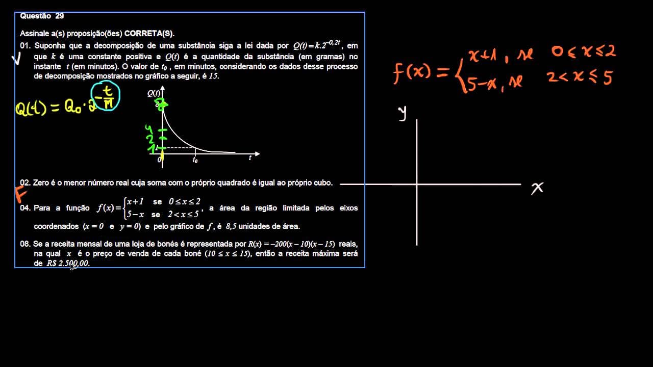 Thumbnail: Correção UFSC 2011 questão 29