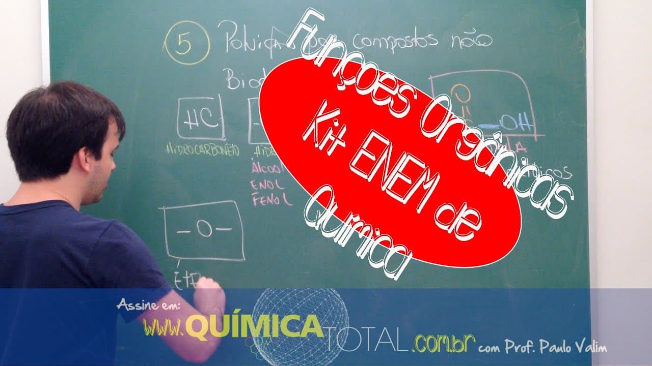 Thumbnail: Funções Orgânicas - Kit ENEM 2013 - Aula Experimental I