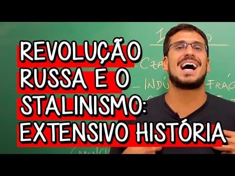 Thumbnail da aula: Quais foram os Antecedentes das Revoluções Russas? - Extensivo História | Descomplica
