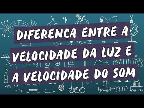 Thumbnail da aula: Diferença entre a Velocidade da Luz e a Velocidade do Som - Brasil Escola