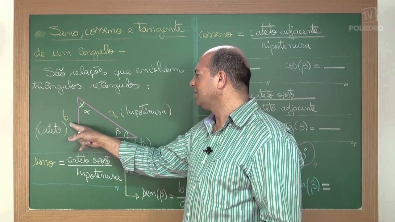 Thumbnail: Videoaulas Poliedro | Enem | Seno, Cosseno e Tangente