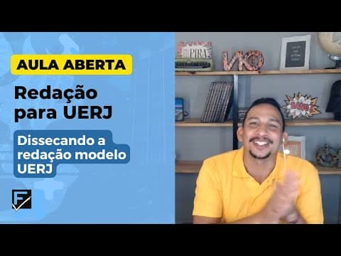 Thumbnail da aula: [ON INTENSIVO UERJ 2022] Redação: Modelo UERJ