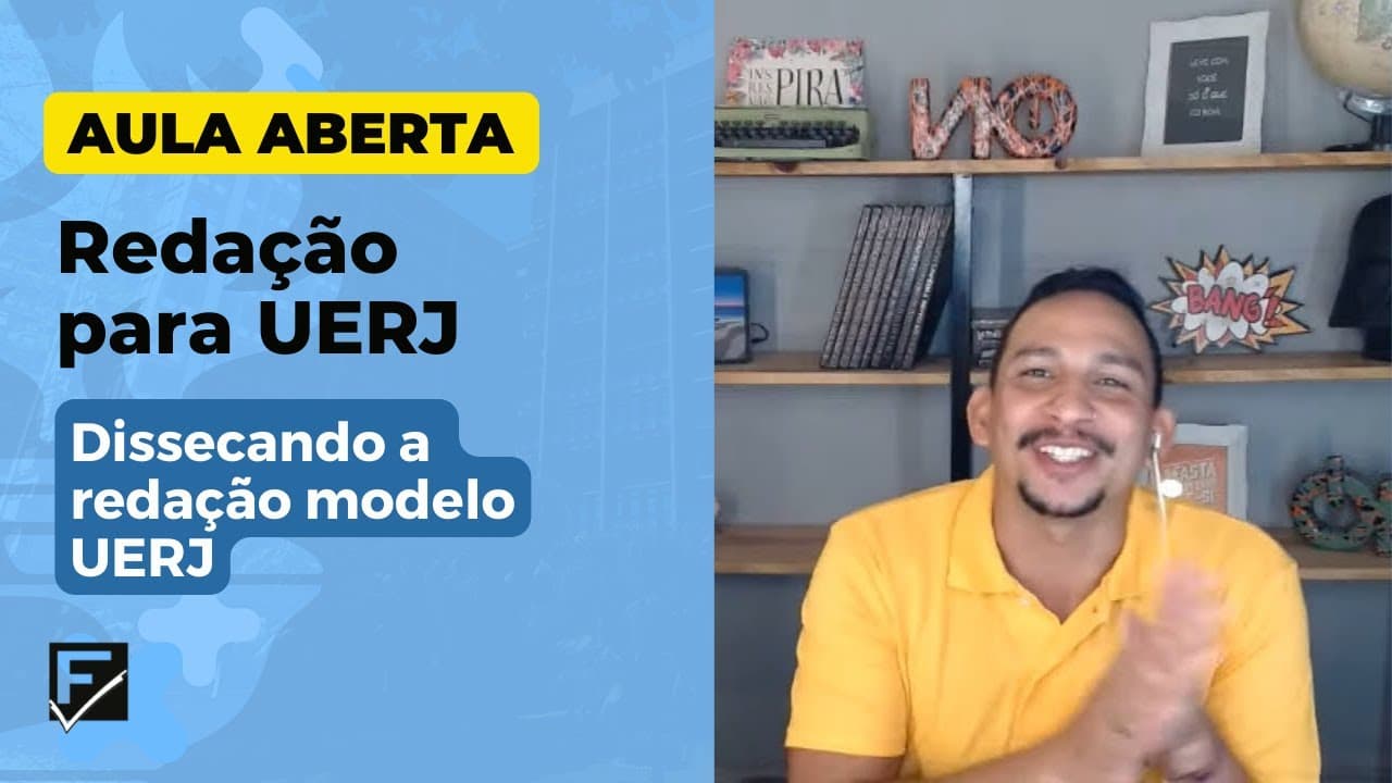 Thumbnail: [ON INTENSIVO UERJ 2022] Redação: Modelo UERJ