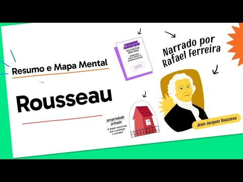 Thumbnail da aula: Rousseau: O Homem e a Sociedade | Filosofia | QUER QUE DESENHE?