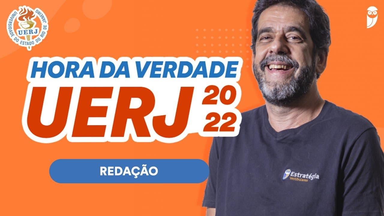Thumbnail: Revisão de Redação - Hora da Verdade UERJ 2022