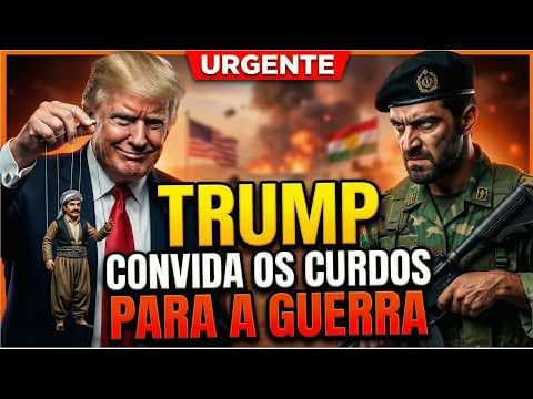 Thumbnail da aula: TRUMP quer usar os CURDOS contra o IRÃ — O que NINGUÉM te conta sobre o maior povo SEM ESTADO!