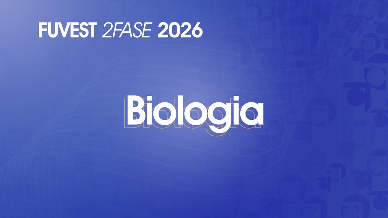 Thumbnail: Resolução Comentada - FUVEST 2026 - 2ª Fase - 2º Dia - Biologia