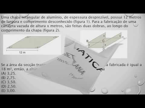 Thumbnail da aula: UNESP - 2015 - Meio do Ano - [1ª Fase - Matemática] (Q 88 - ver.1)