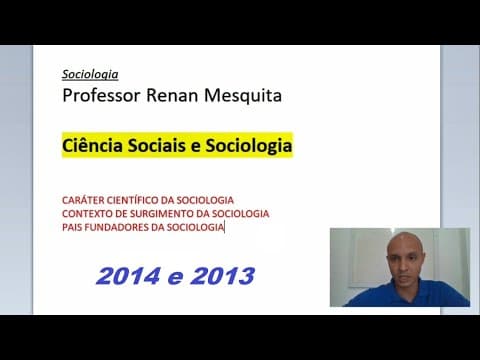 Thumbnail da aula: SSA 1 Ciências sociais - 2014 e 2013