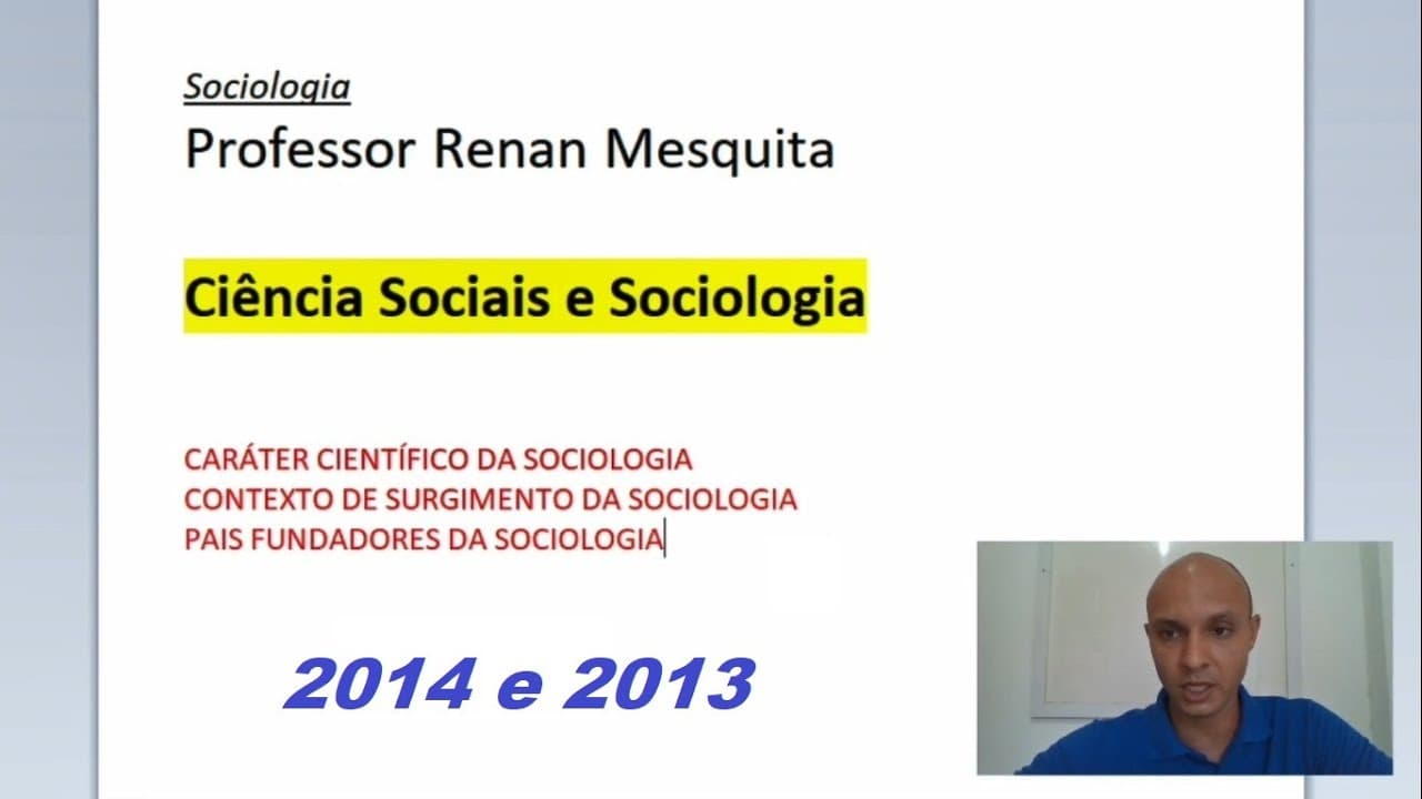 Thumbnail: SSA 1 Ciências sociais - 2014 e 2013