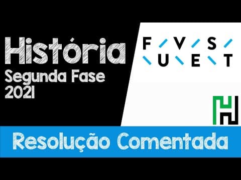 Thumbnail da aula: RESOLUÇÃO FUVEST 2021 História - Como foi a prova da Segunda Fase? (Respostas Comentadas / Gabarito)