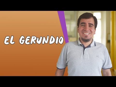 Thumbnail da aula: El Gerundio - Brasil Escola