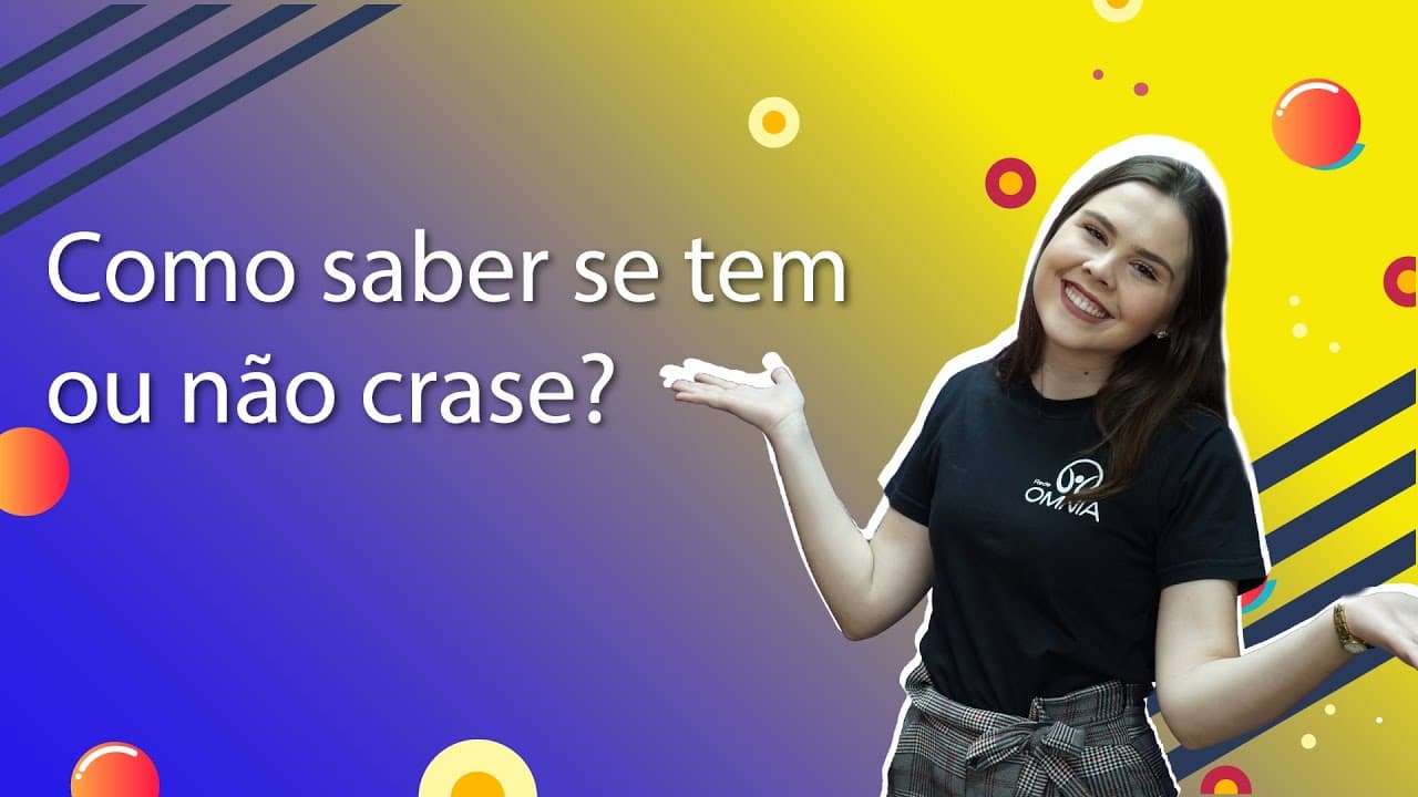 Thumbnail: Como saber se tem ou não crase? - Brasil Escola