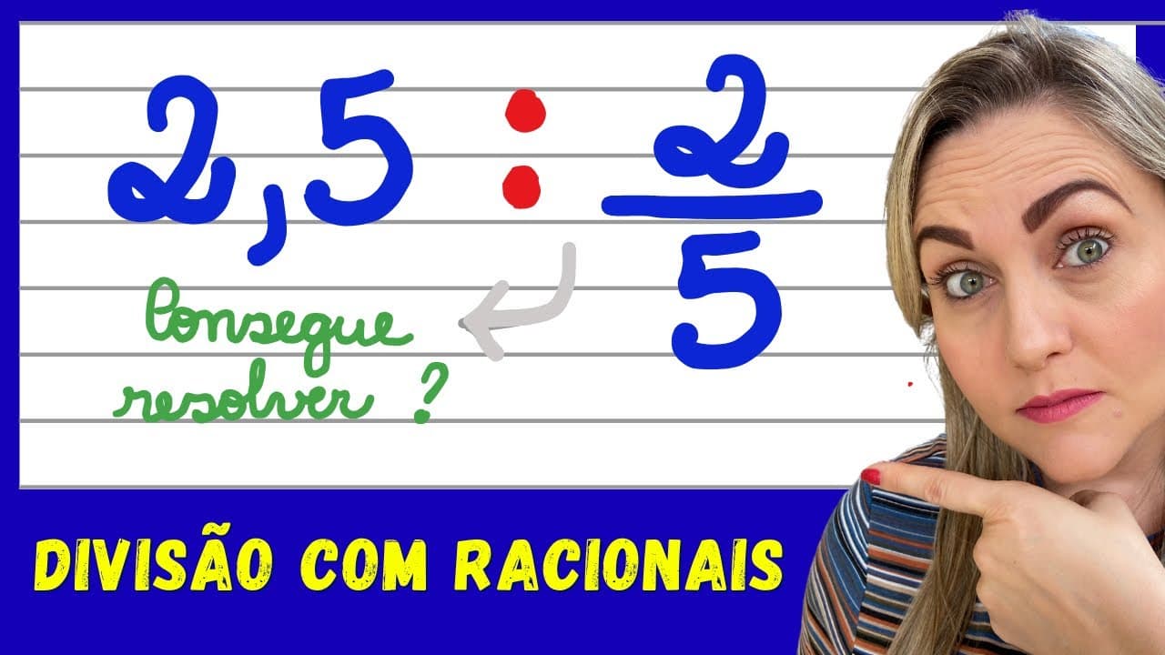 Thumbnail: DUAS MANEIRAS DE RESOLVER ESSA DIVISÃO! EXPLICAÇÃO DE DIVISÃO COM FRAÇÃO E NÚMERO DECIMAL!