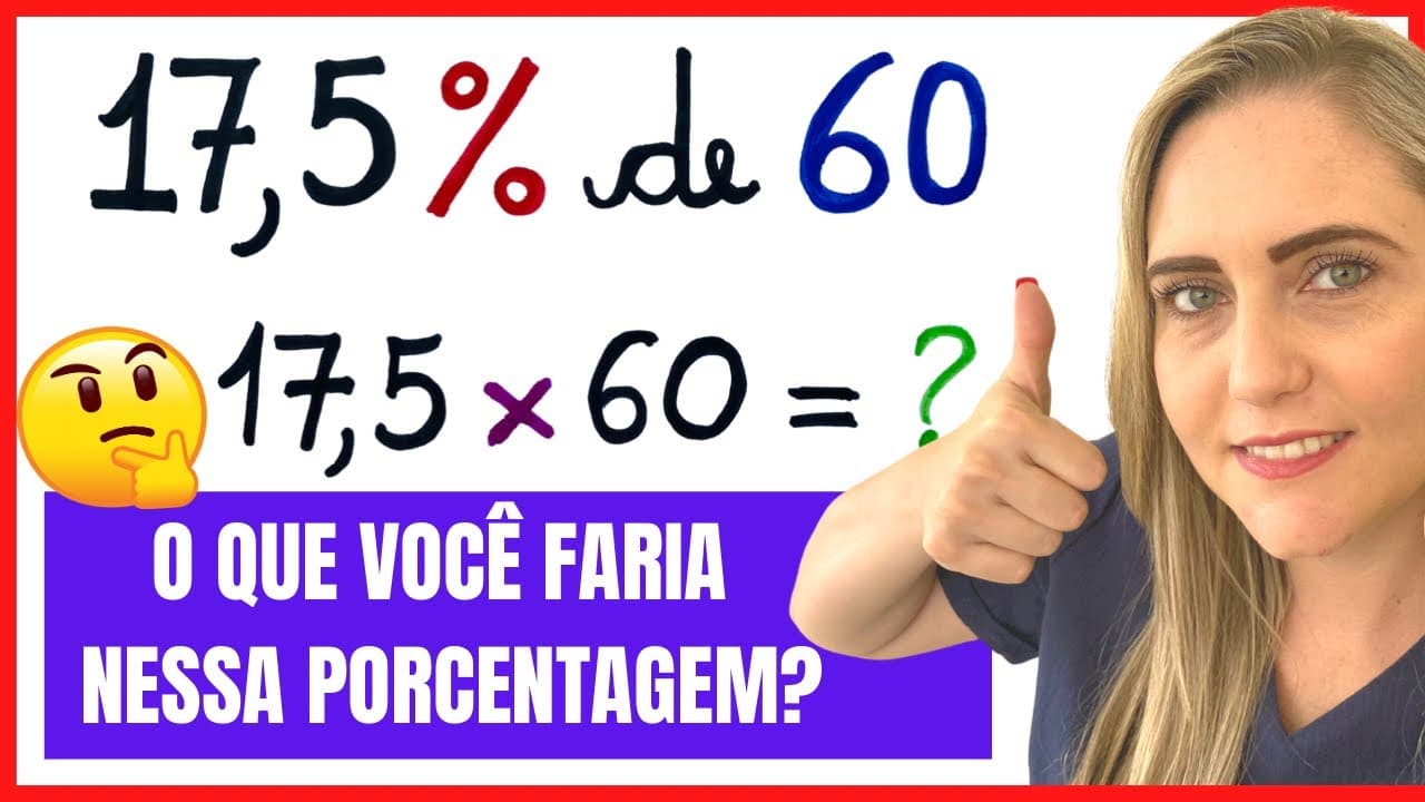 Thumbnail: DICA DE PORCENTAGEM PARA TODA VIDA!