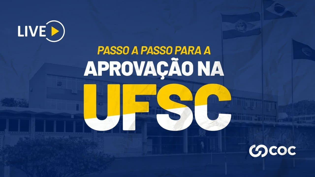 Thumbnail: Passo a passo para a aprovação na UFSC | COC Online