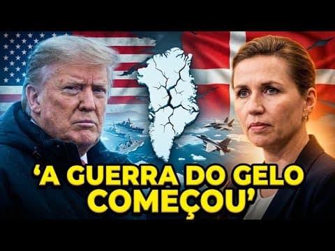 Thumbnail da aula: EUA vs EUROPA: A "Guerra do Gelo" Começou na Groenlândia!