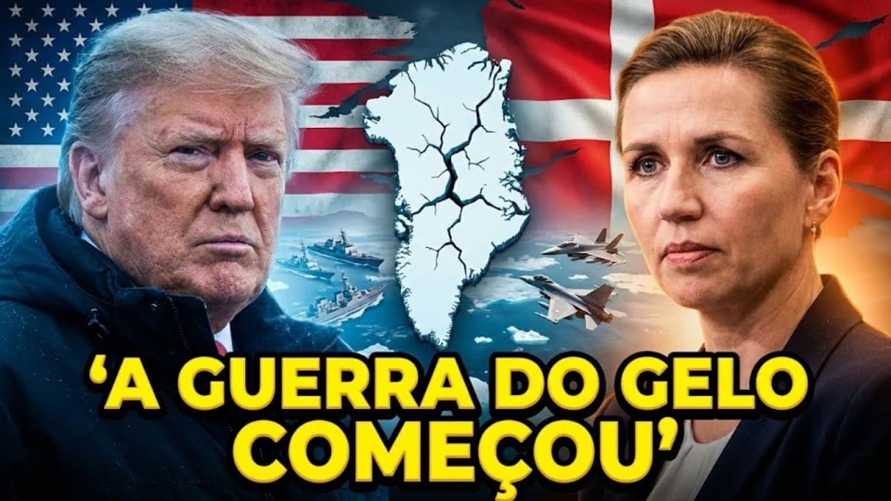 Thumbnail: EUA vs EUROPA: A "Guerra do Gelo" Começou na Groenlândia!