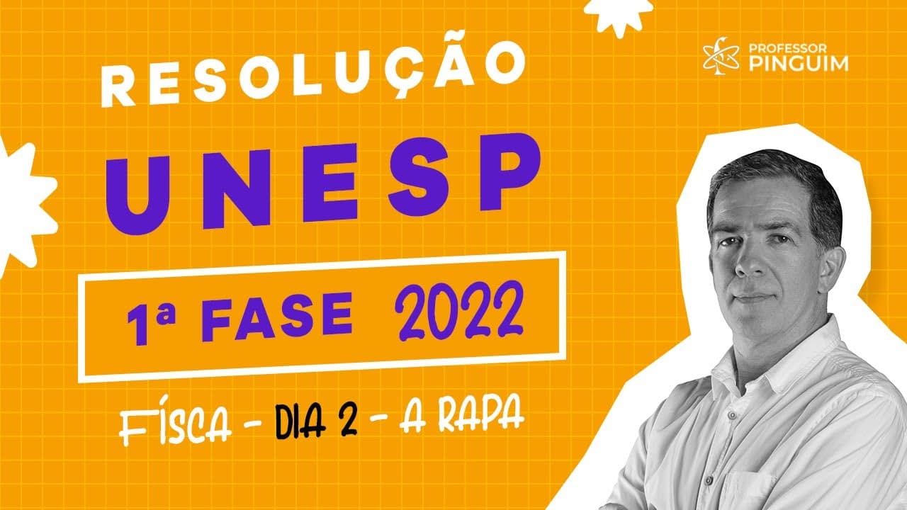 Thumbnail: UNESP GABARITO  1 FASE 2022  Dia 2 🐧  Professor Pinguim