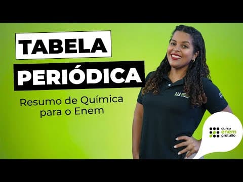 Thumbnail da aula: COMO ESTUDAR TABELA PERIÓDICA PARA O ENEM? | Química para o Enem | Larissa Campos