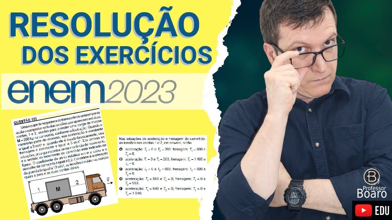 Thumbnail: ENEM 2023 - RESOLUÇÃO dos EXERCÍCIOS - (ENEM 2023 - 130 - Caderno AMARELO) Uma equipe de segurança