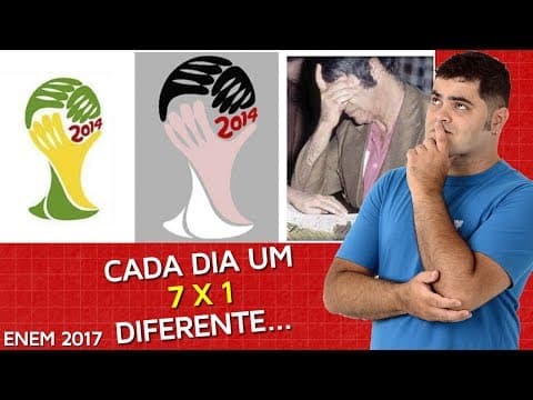 Thumbnail da aula: 🚨 QUESTÃO DA TAÇA COPA DO MUNDO DO ENEM 2017 DEVERIA SER ANULADA 👉 Cada Dia um 7 x 1 Diferente