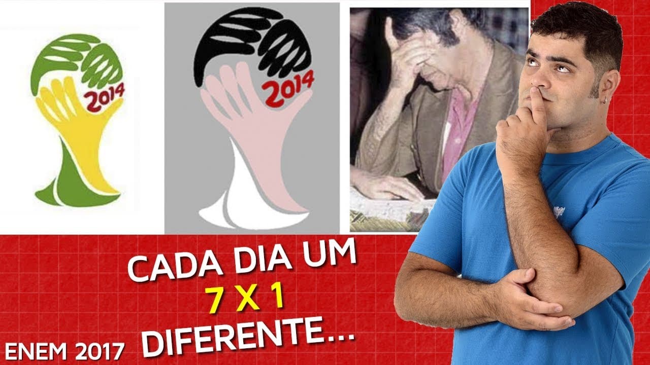 Thumbnail: 🚨 QUESTÃO DA TAÇA COPA DO MUNDO DO ENEM 2017 DEVERIA SER ANULADA 👉 Cada Dia um 7 x 1 Diferente