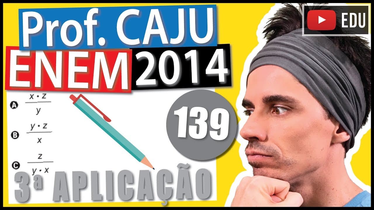 Thumbnail: [ENEM 2014 3Ap] 139 📓 REGRA DE TRÊS A direção de uma escola comprará lapiseiras para distribuir para