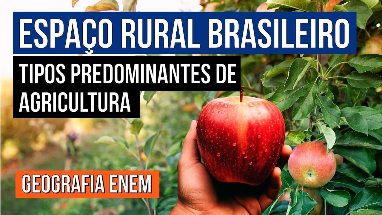 Thumbnail: ESPAÇO RURAL BRASILEIRO: tipos predominantes de agricultura | Geografia para o Enem | Eduardo