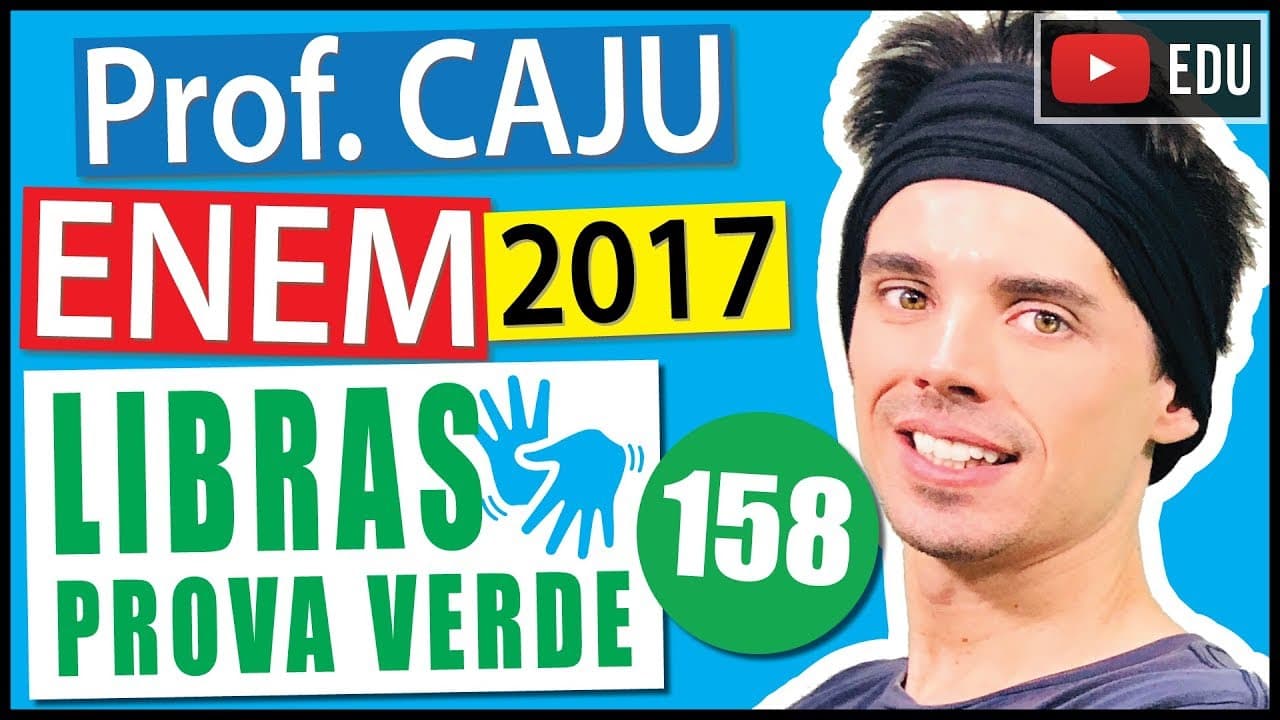 Thumbnail: [ENEM Libras 2017] 158 📗 NOTAÇÃO CIENTÍFICA Uma das principais provas de velocidade do atletismo é