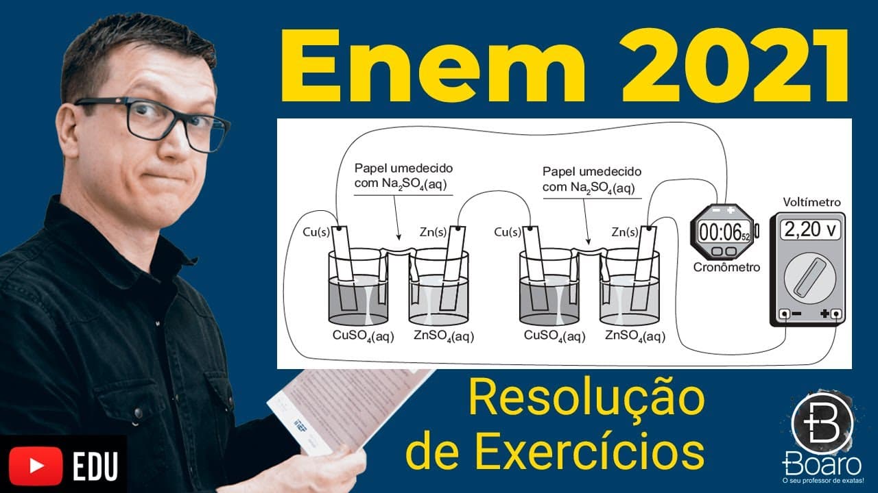 Thumbnail: ENEM 2021 - RESOLUÇÃO dos EXERCÍCIOS - É possível ligar aparelhos elétricos de baixa corrente utiliz