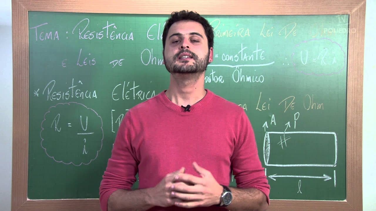 Thumbnail: Videoaulas Poliedro | Enem | Resistência Elétrica e Leis de Ohm