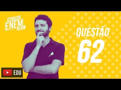 Thumbnail da aula: Enem 2017 - Ciências Humanas | Questão 62 (Caderno Amarelo)