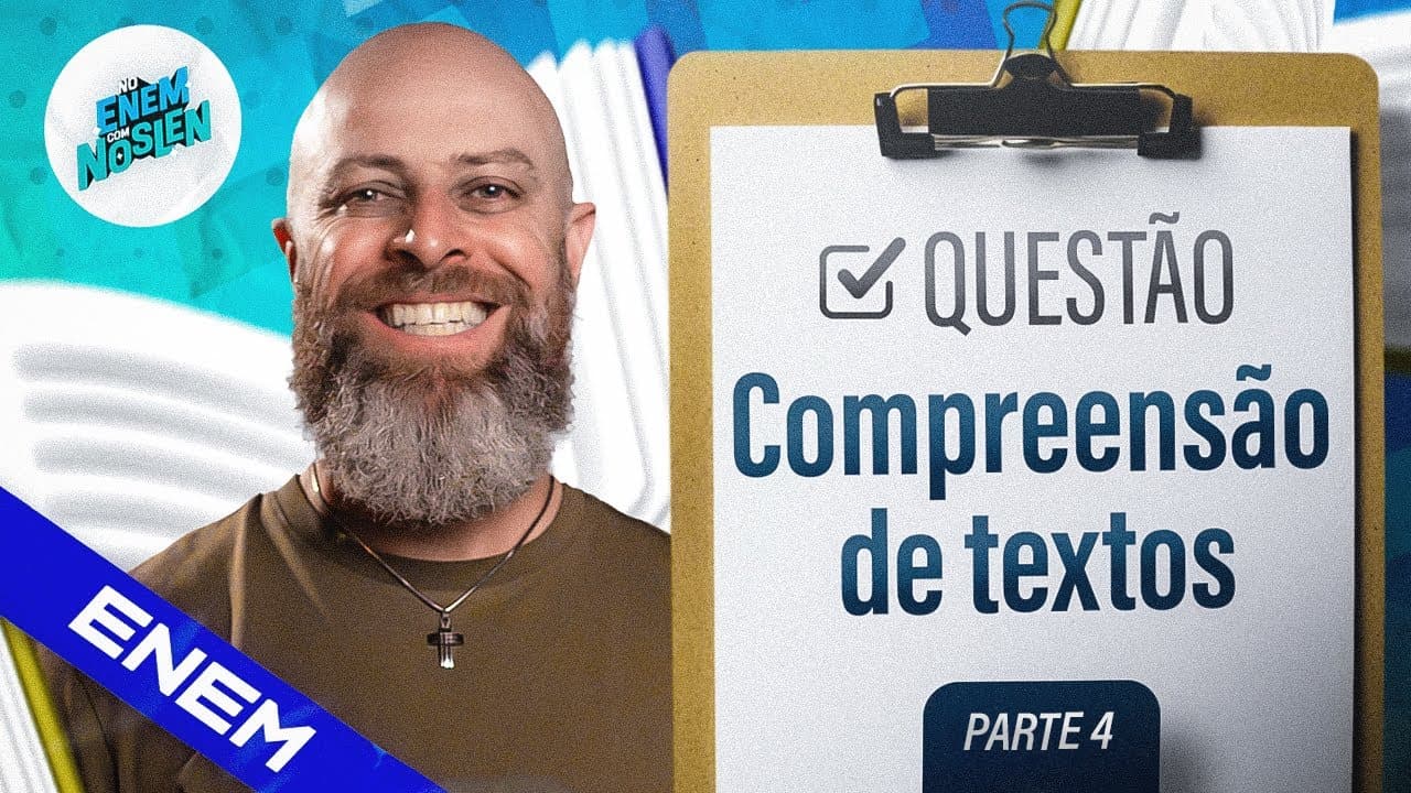 Thumbnail: COMPREENSÃO DE TEXTOS: Técnicas para NÃO ERRAR QUESTÕES de PROVA!