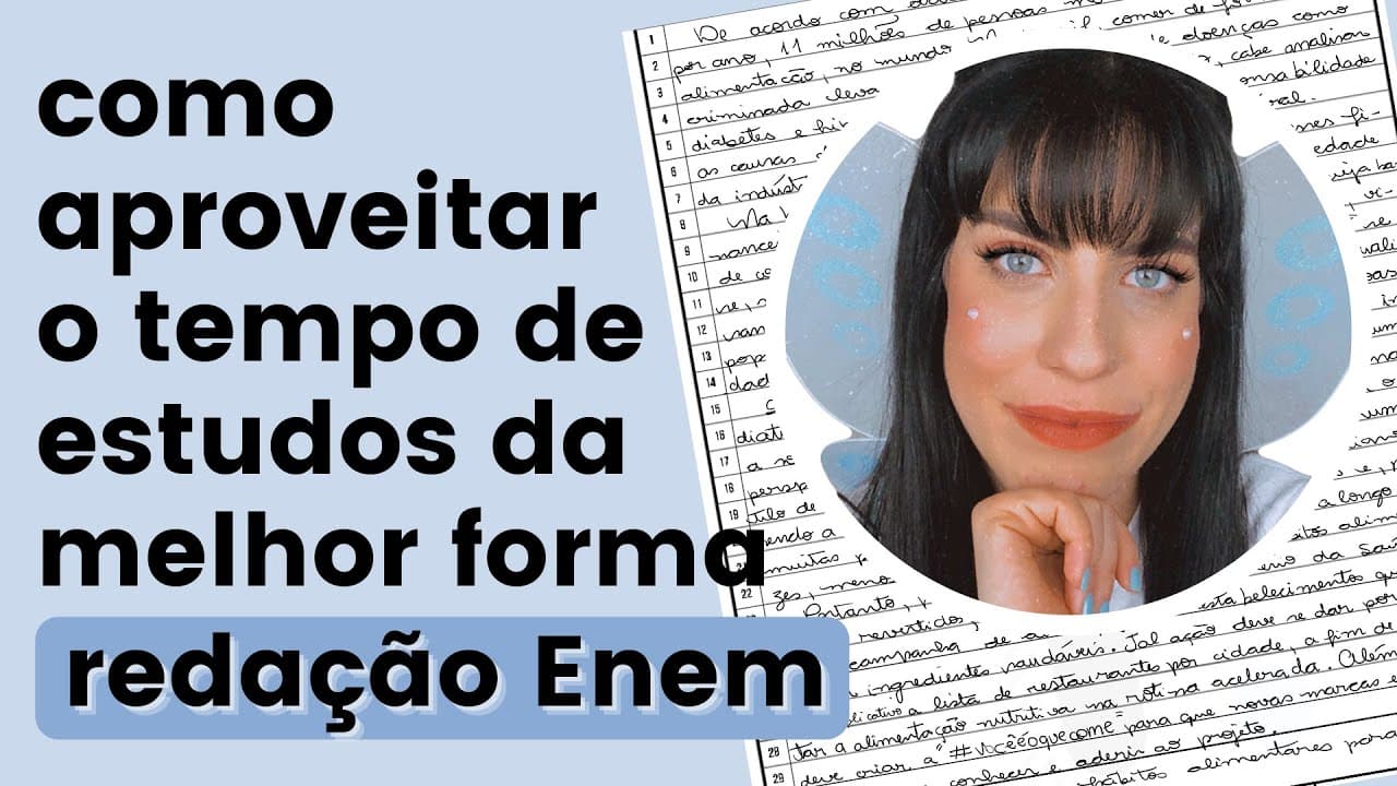 Thumbnail: Como aproveitar o tempo de estudos na reta final para o Enem